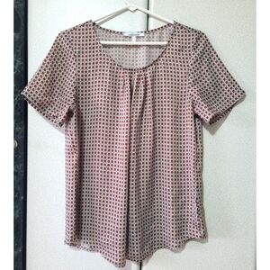 Women's Silk Short Sleeve Top, sz 8